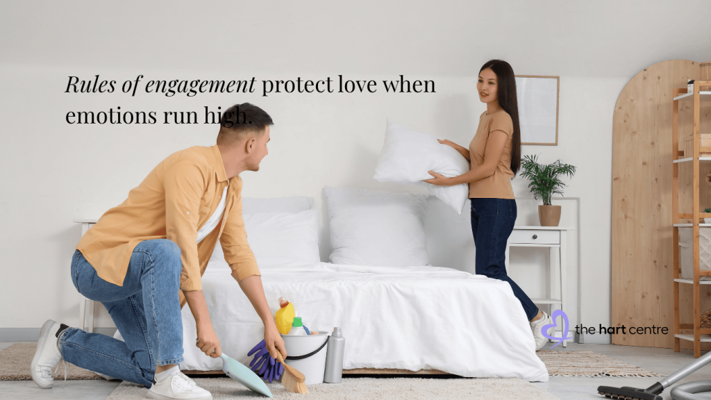 couple doing house chores